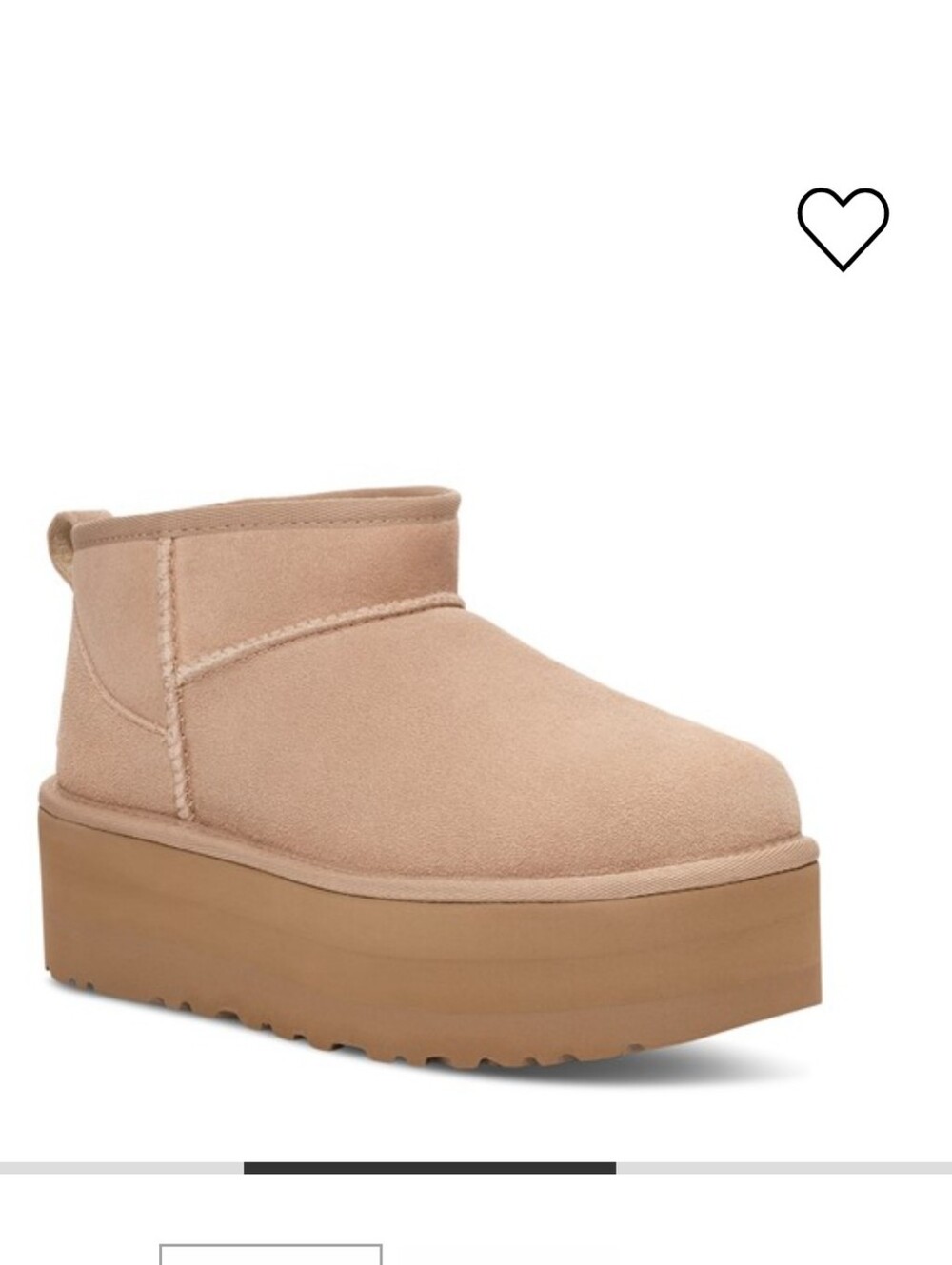 UGG Women's Classic Ultra Mini Platform Boots in Sand